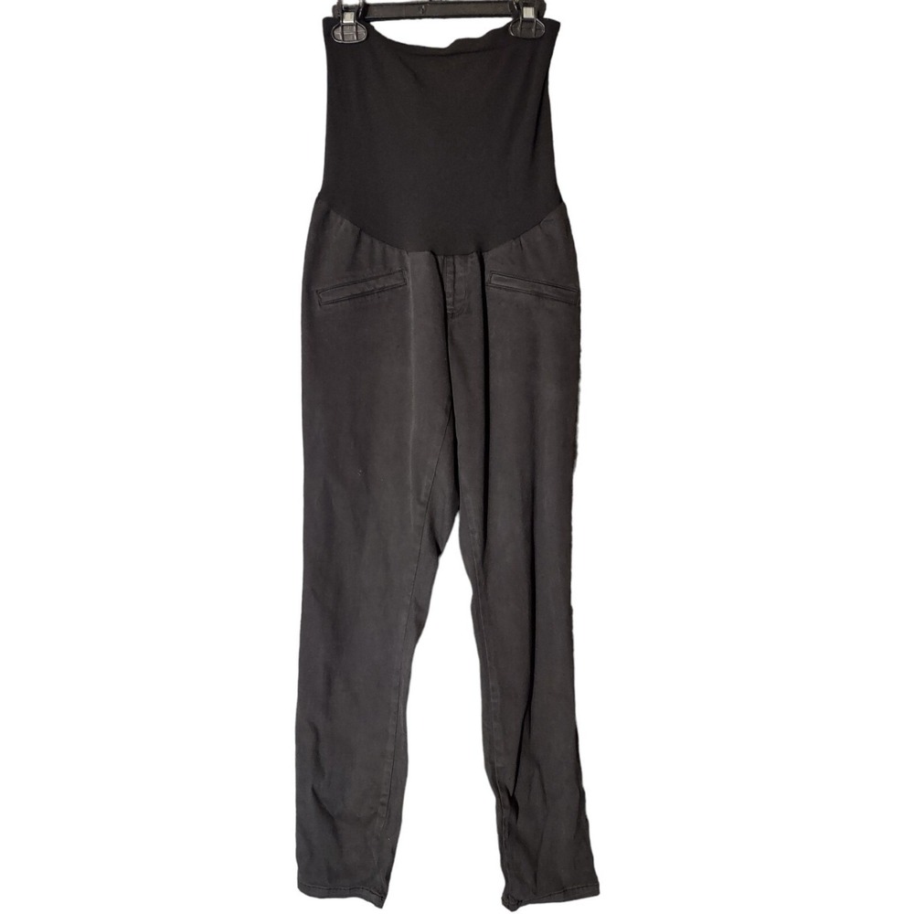 Luxe Essentials Denim Maternity Pants XS Womens Secret Fit Belly Black Norm Core